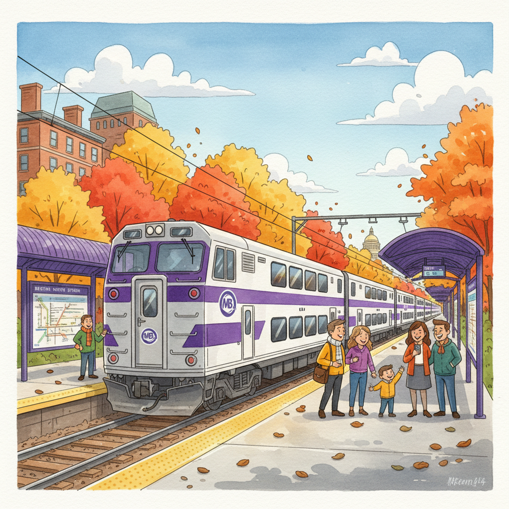 Boston MBTA Turns Fall Foliage Into Transit Adventure