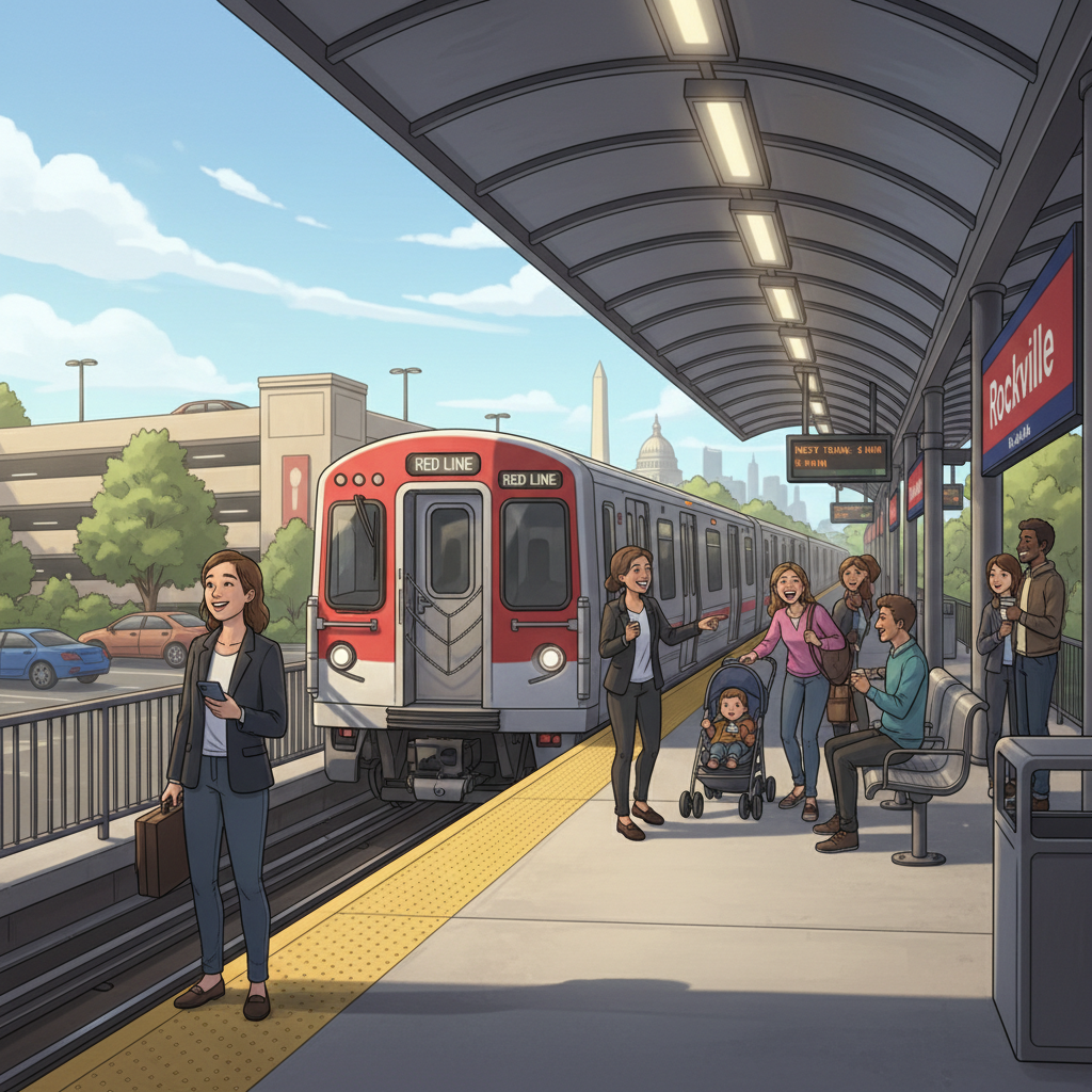 DC-Maryland-Virginia Red Line Back on Track at Rockville