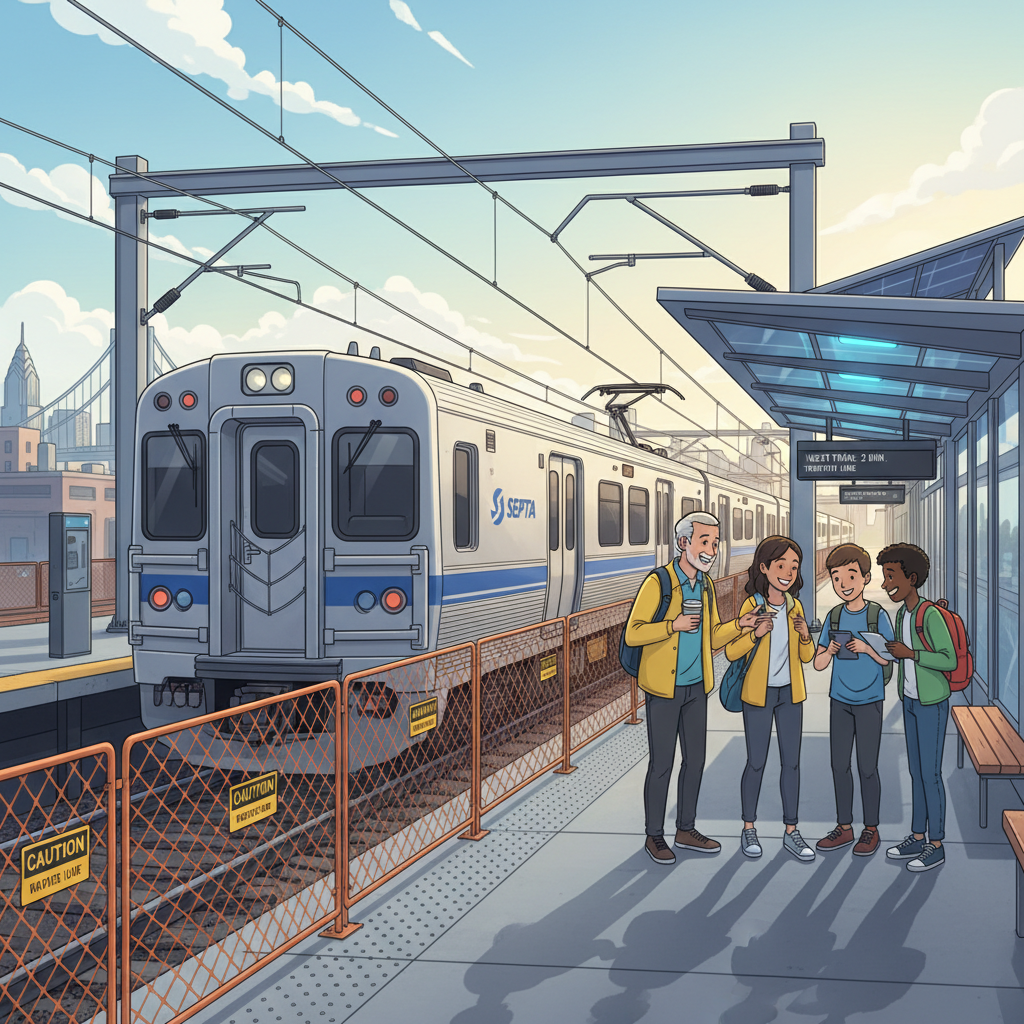 Philadelphia Adds Safety Barrier at Fern Rock Hub