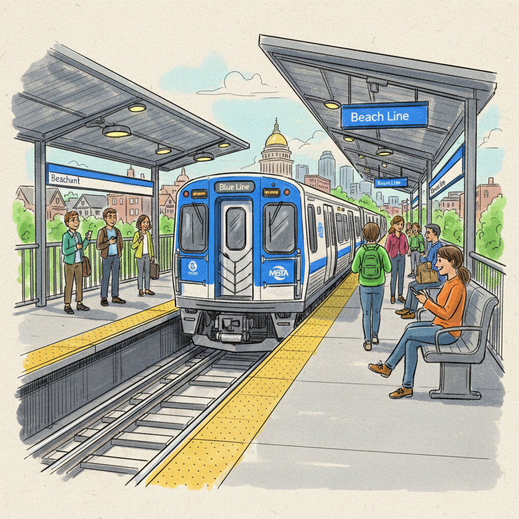 Boston Blue Line Bounces Back After Train Delay