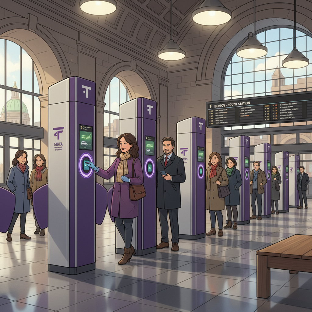 Boston's South Station Gets New Fare Gates to Boost Efficiency
