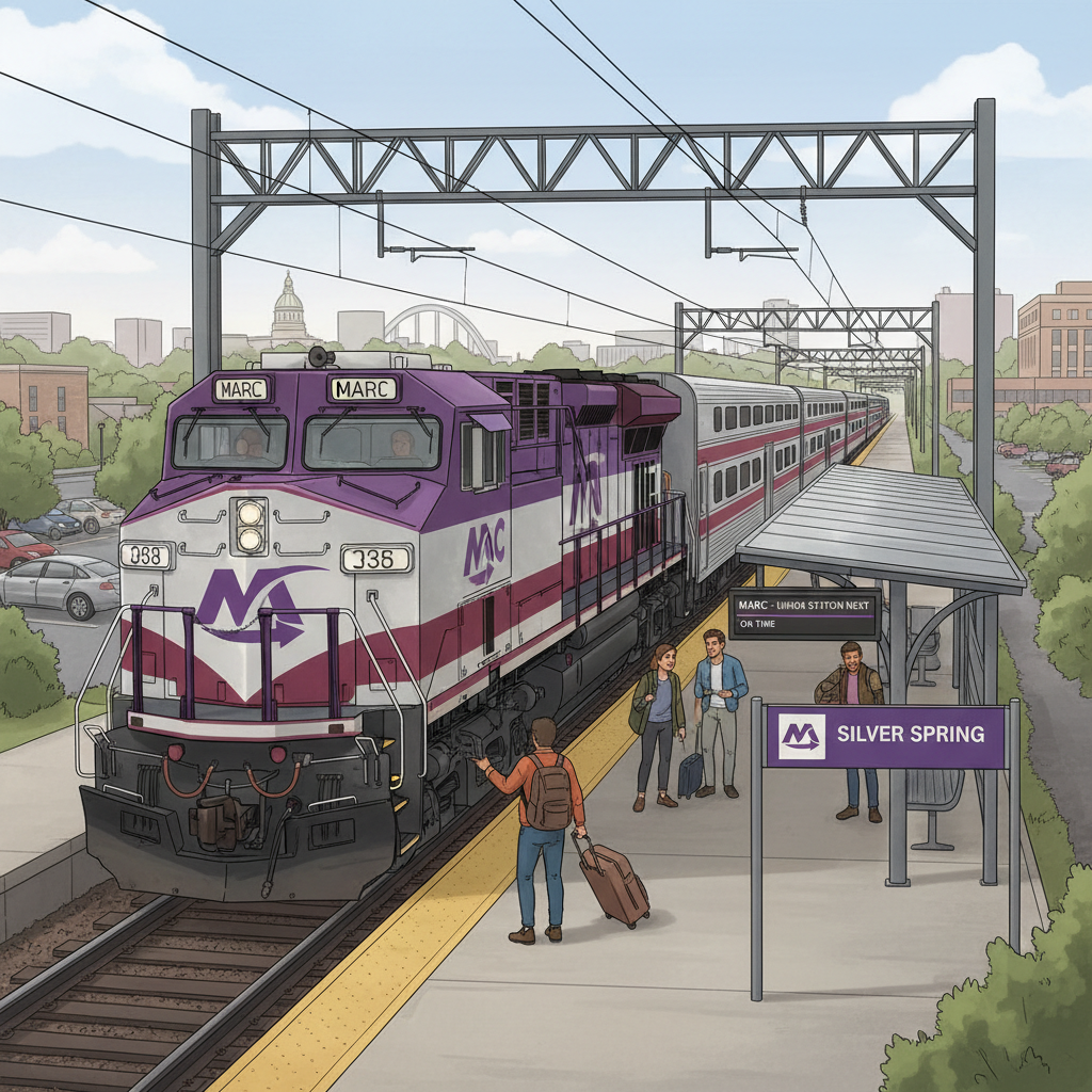 MARC Penn Line Adapts Service in DC-Maryland-Virginia