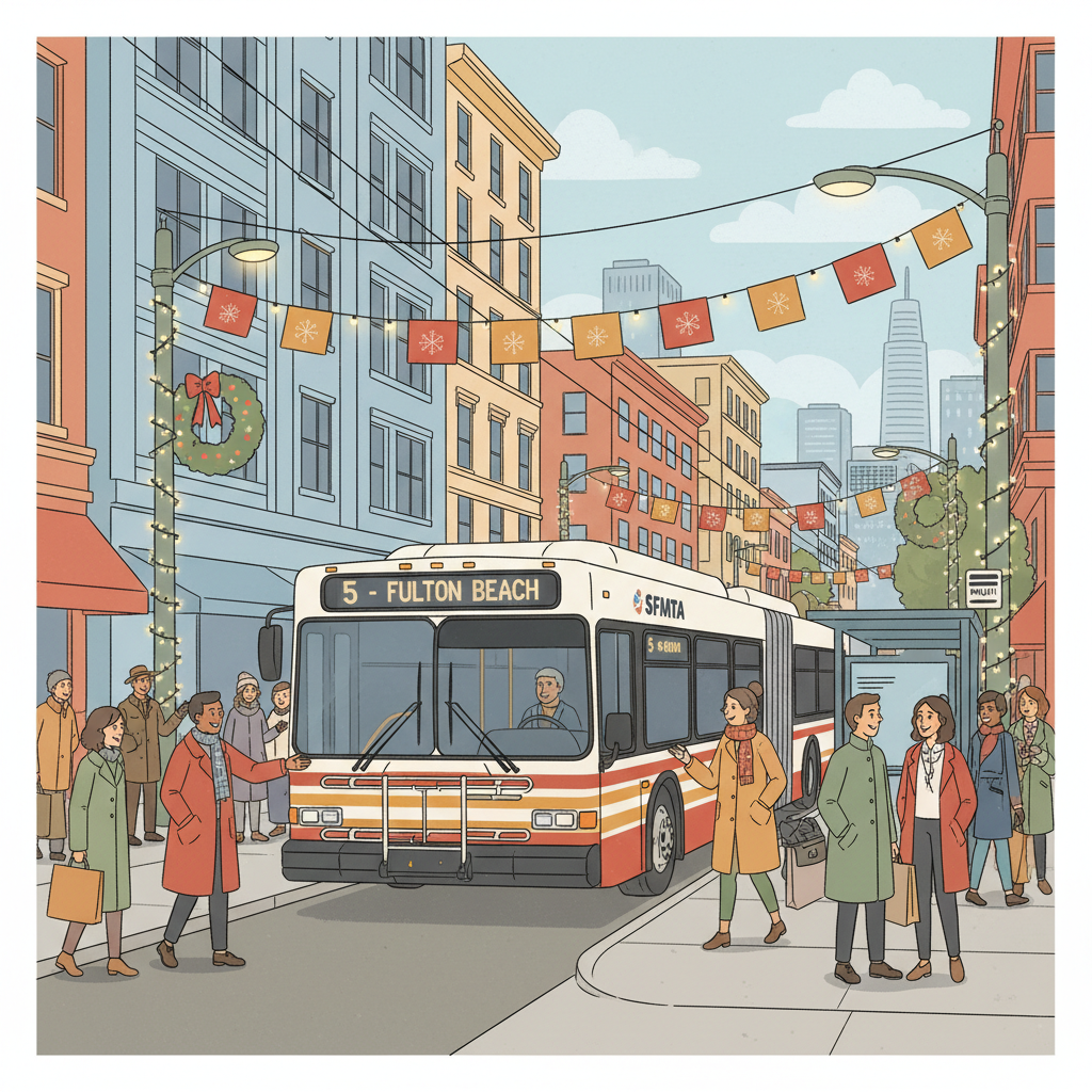 SF Transit Adapts Service for Holiday Travelers