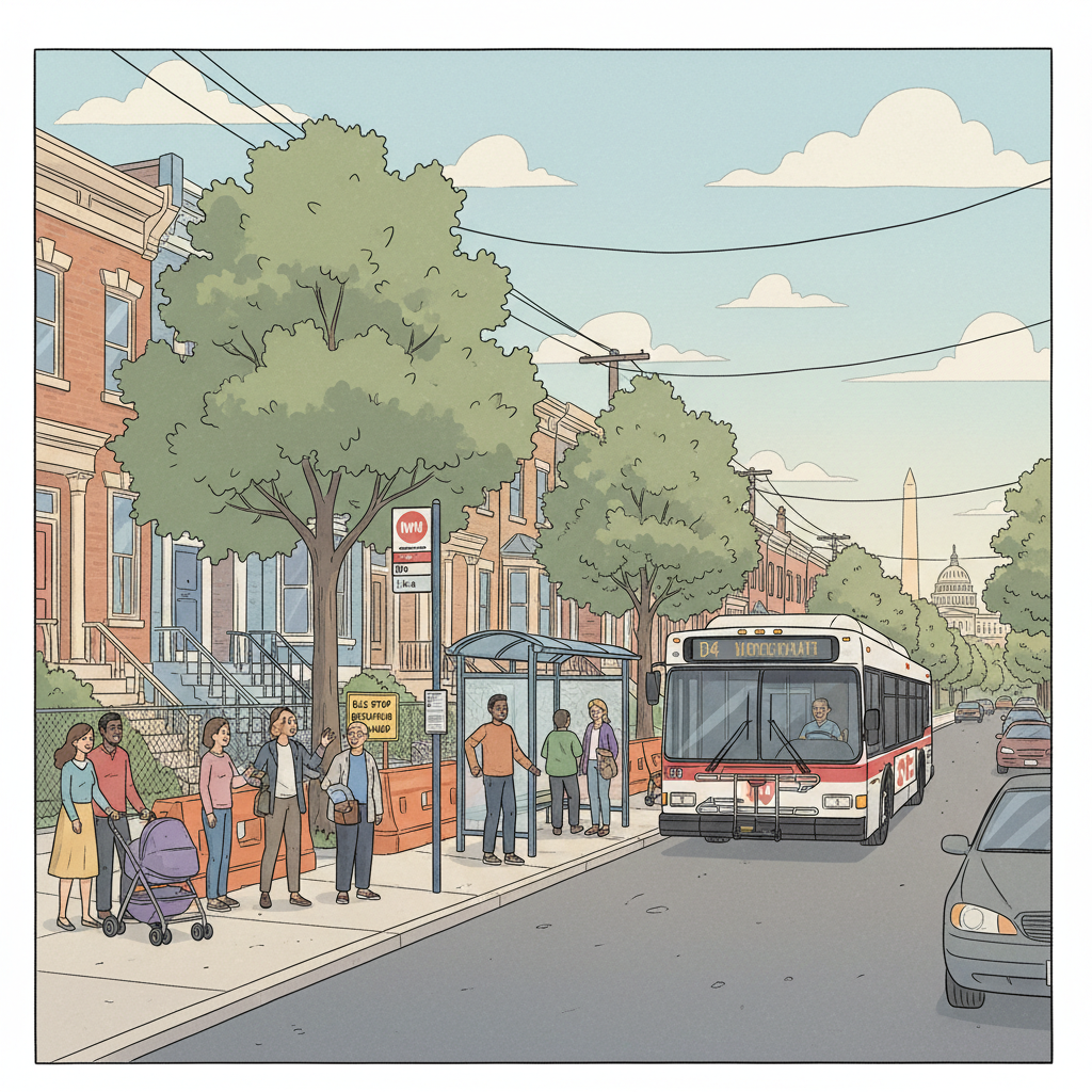 DC-Maryland-Virginia Transit Adapts to 14th Street Work