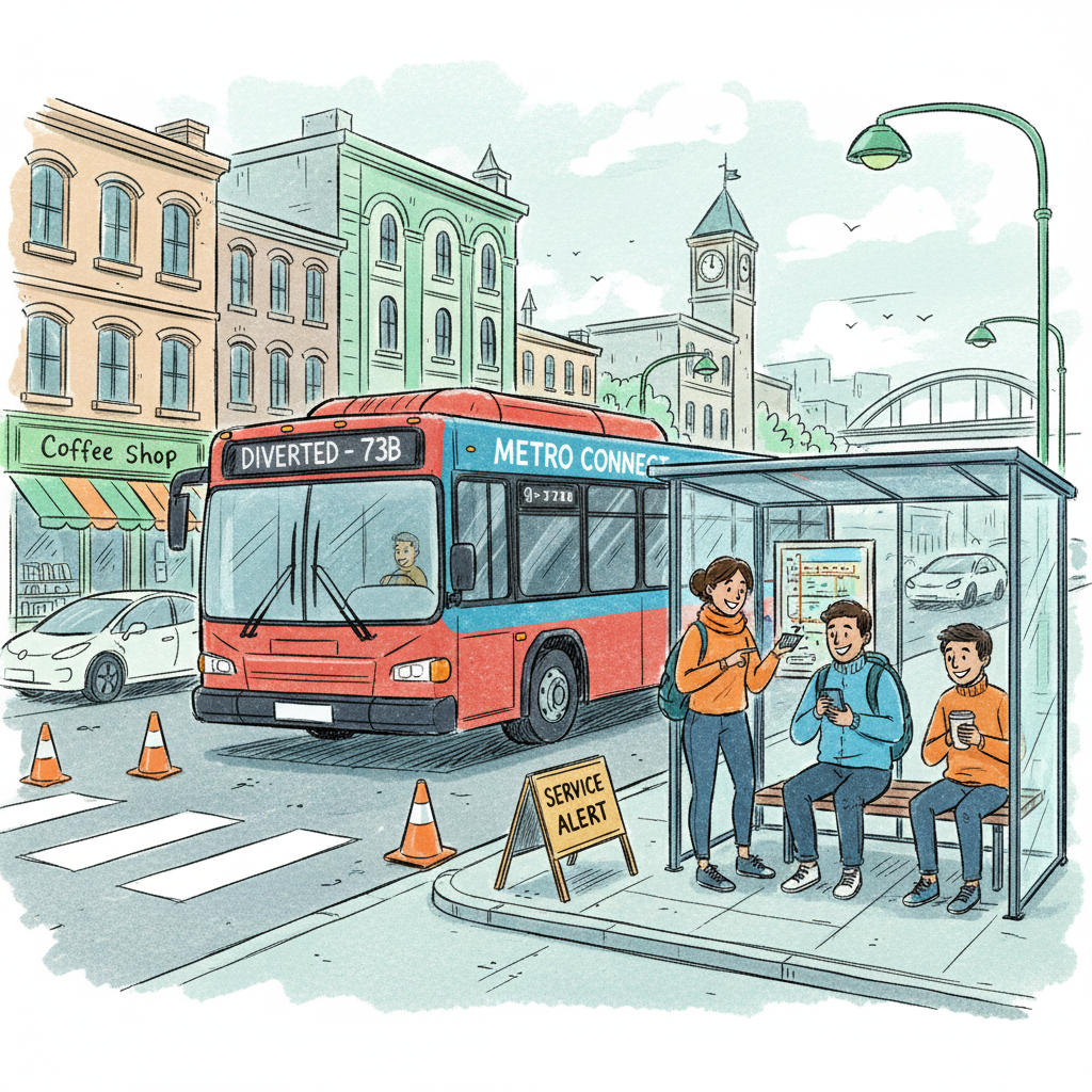 North West Routes Adapt After Police Incident