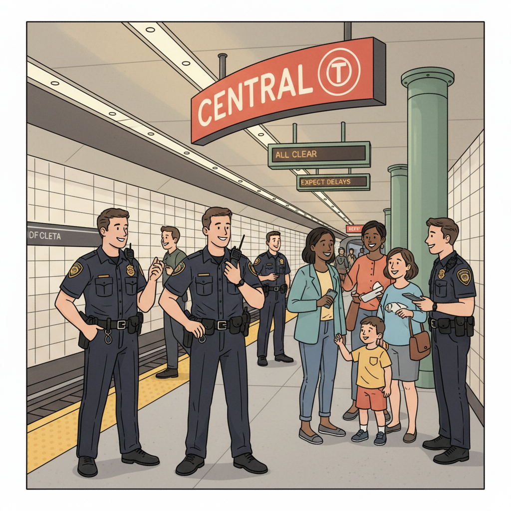 Boston Officers Save Life on Red Line Tracks