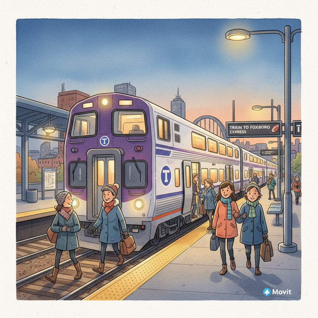 Boston MBTA Adds Playoff Trains for Patriots Fans