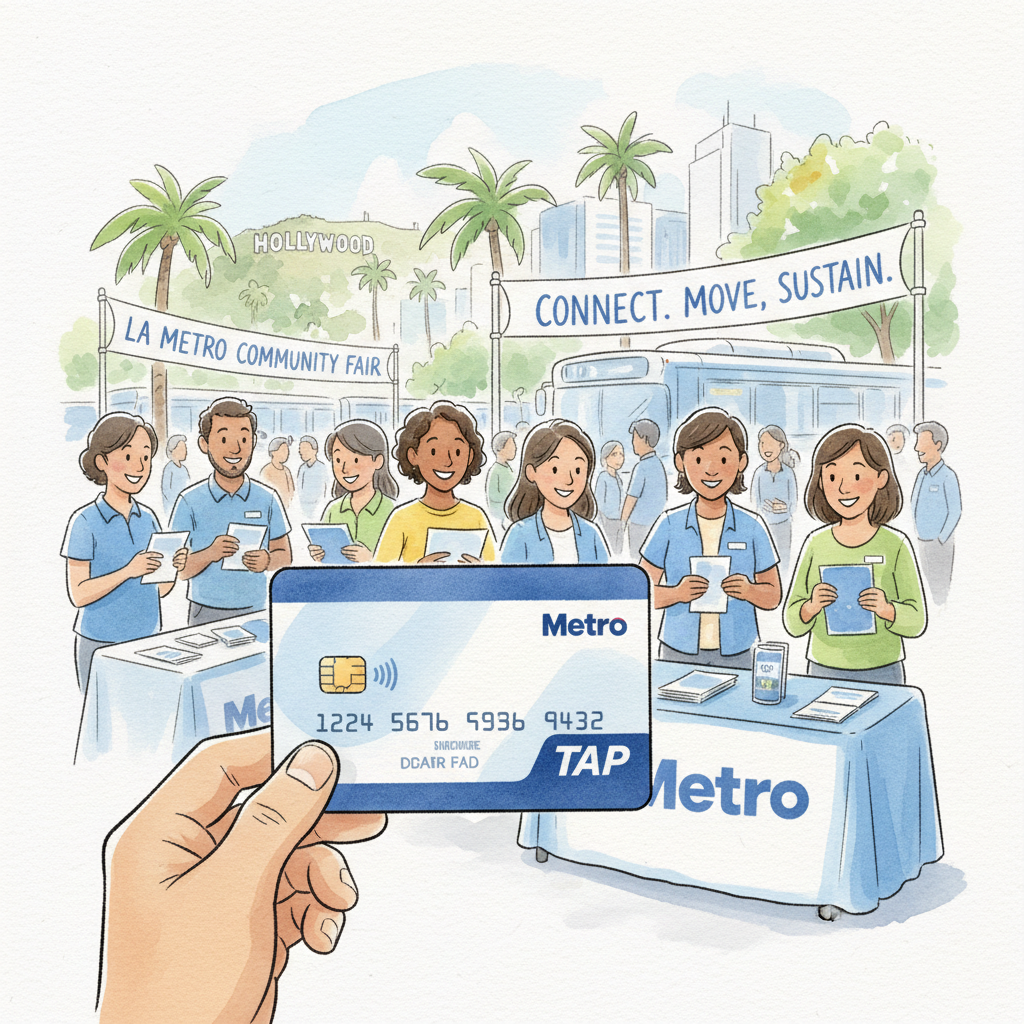LA Residents Get Free Metro Access at Community Event