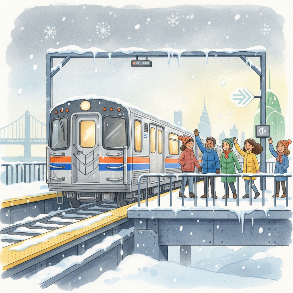 NYC Transit Adapts Service as Winter Storm Moves Through
