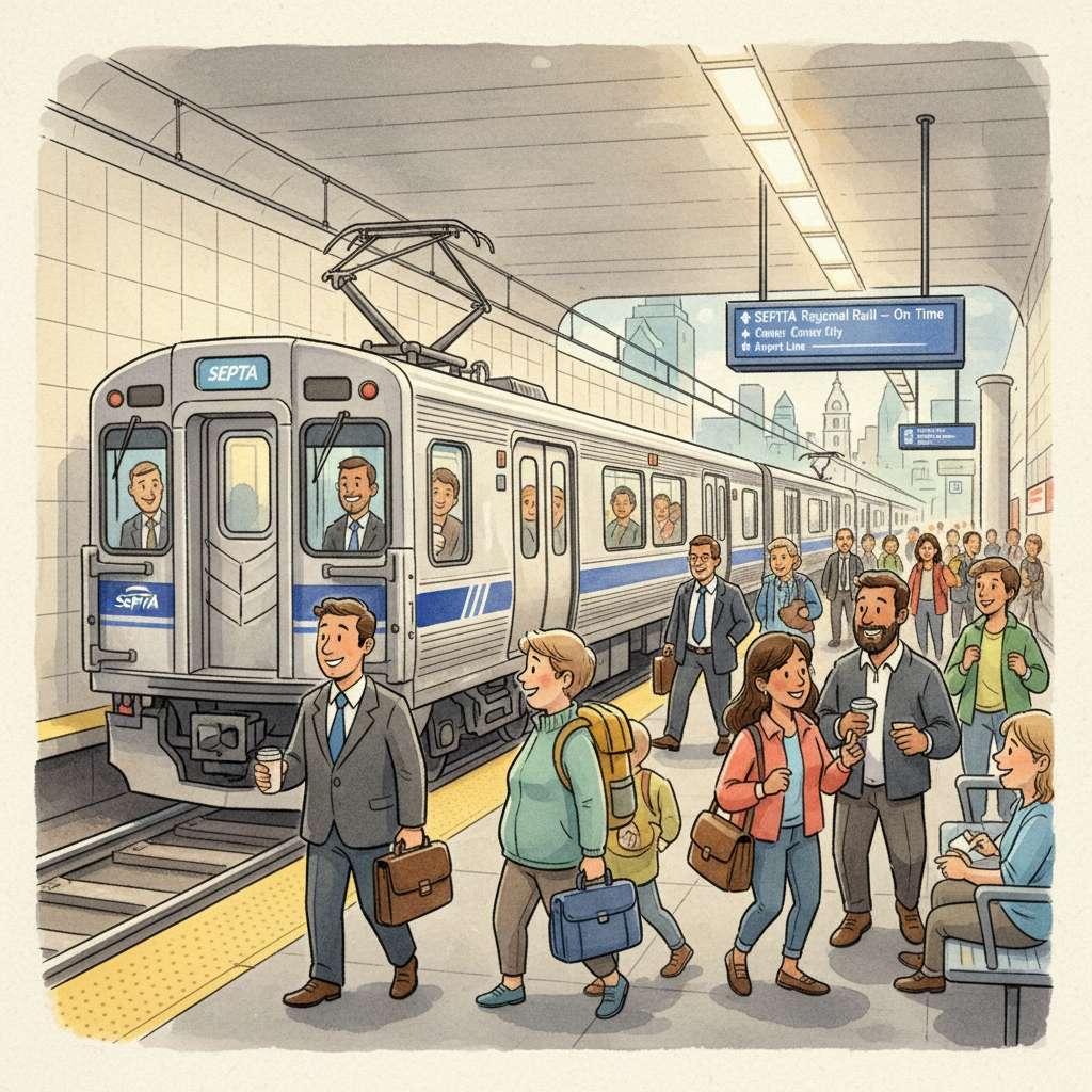 Philadelphia SEPTA Keeps Riders Informed During Minor Delay