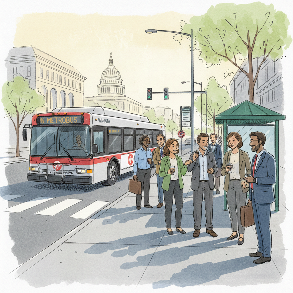 DC-Maryland-Virginia Bus Delay Sparks Service Review