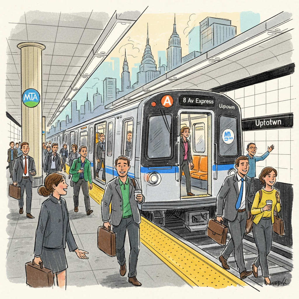 NYC Riders Help Keep Transit Moving Smoothly