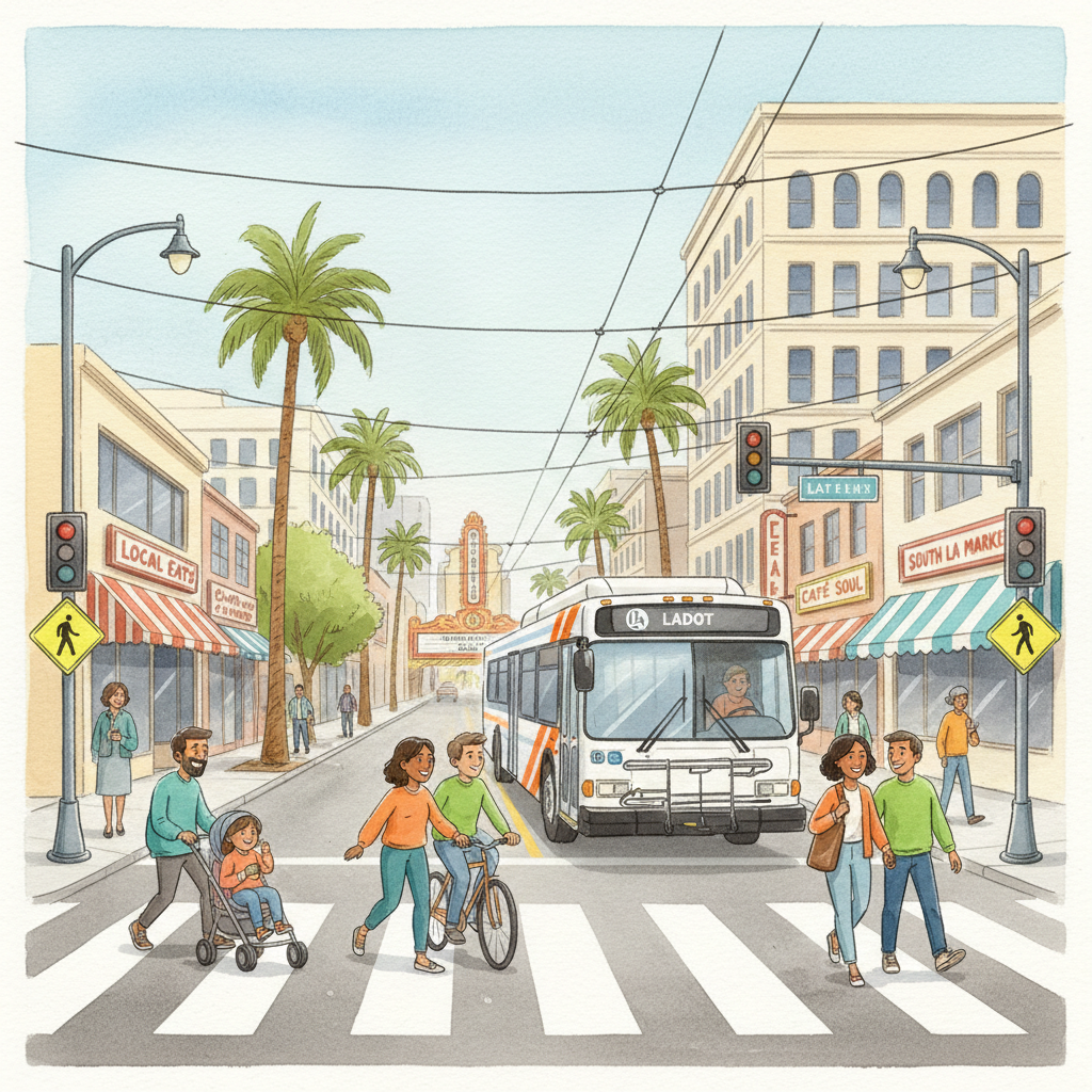 LA Transforms Broadway With Safety Upgrades