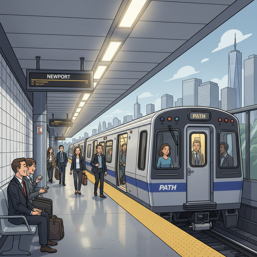 NYC PATH Adapts Newport Service During Track Work