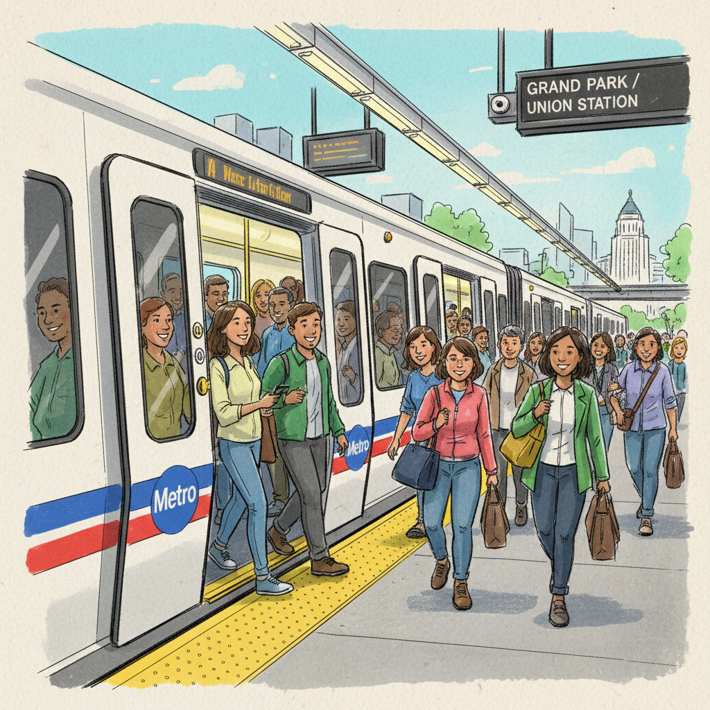 LA Metro Adds Service for Dodgers Victory Parade