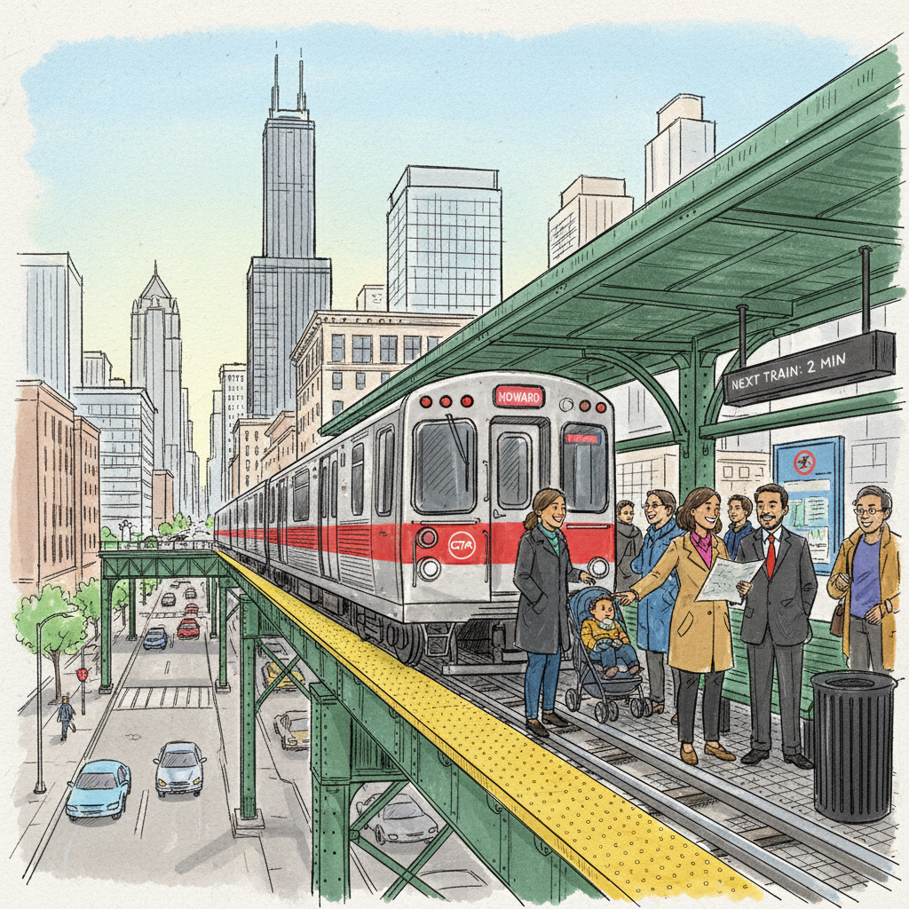 Chicago Red Line Adapts Sheridan Station Boarding
