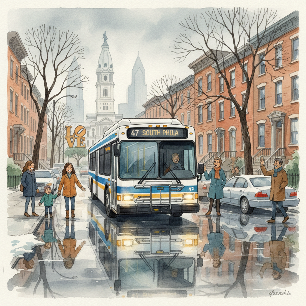 Philadelphia Transit Adapts as Icy Roads Test Commutes