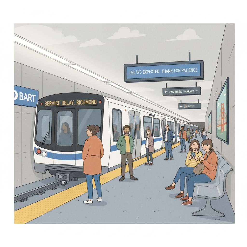 SF BART Delays Resolved — System Adapting to Demand