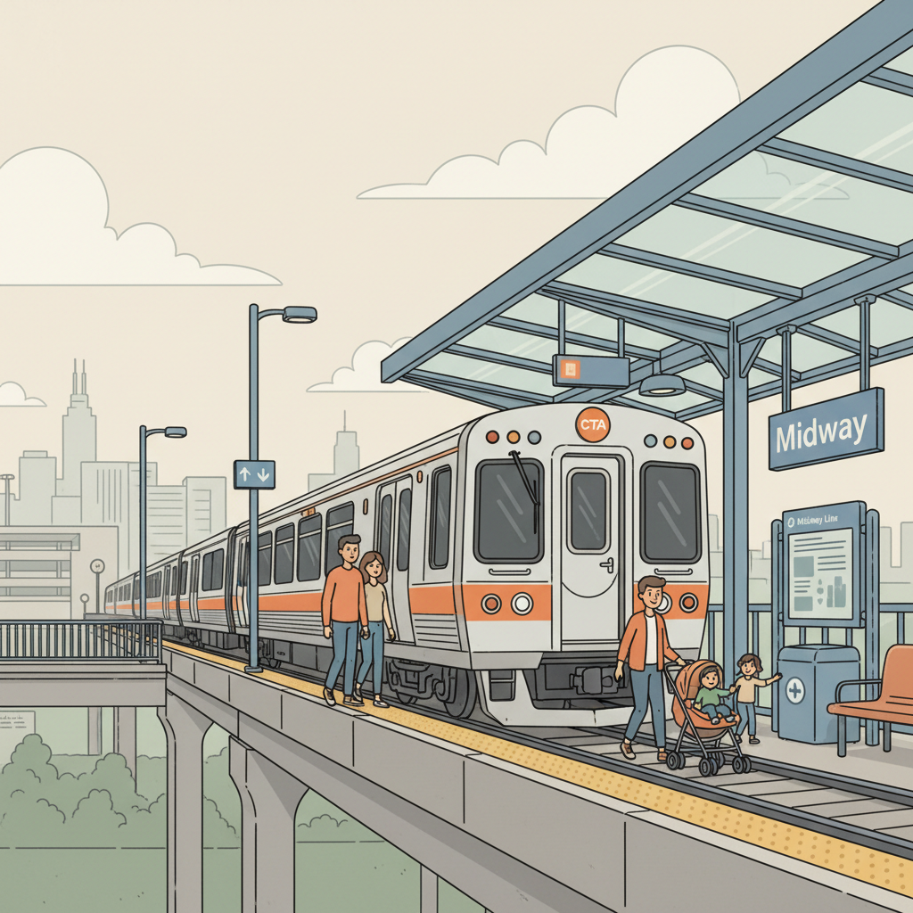 Chicago Orange Line Adapts Service for Track Work