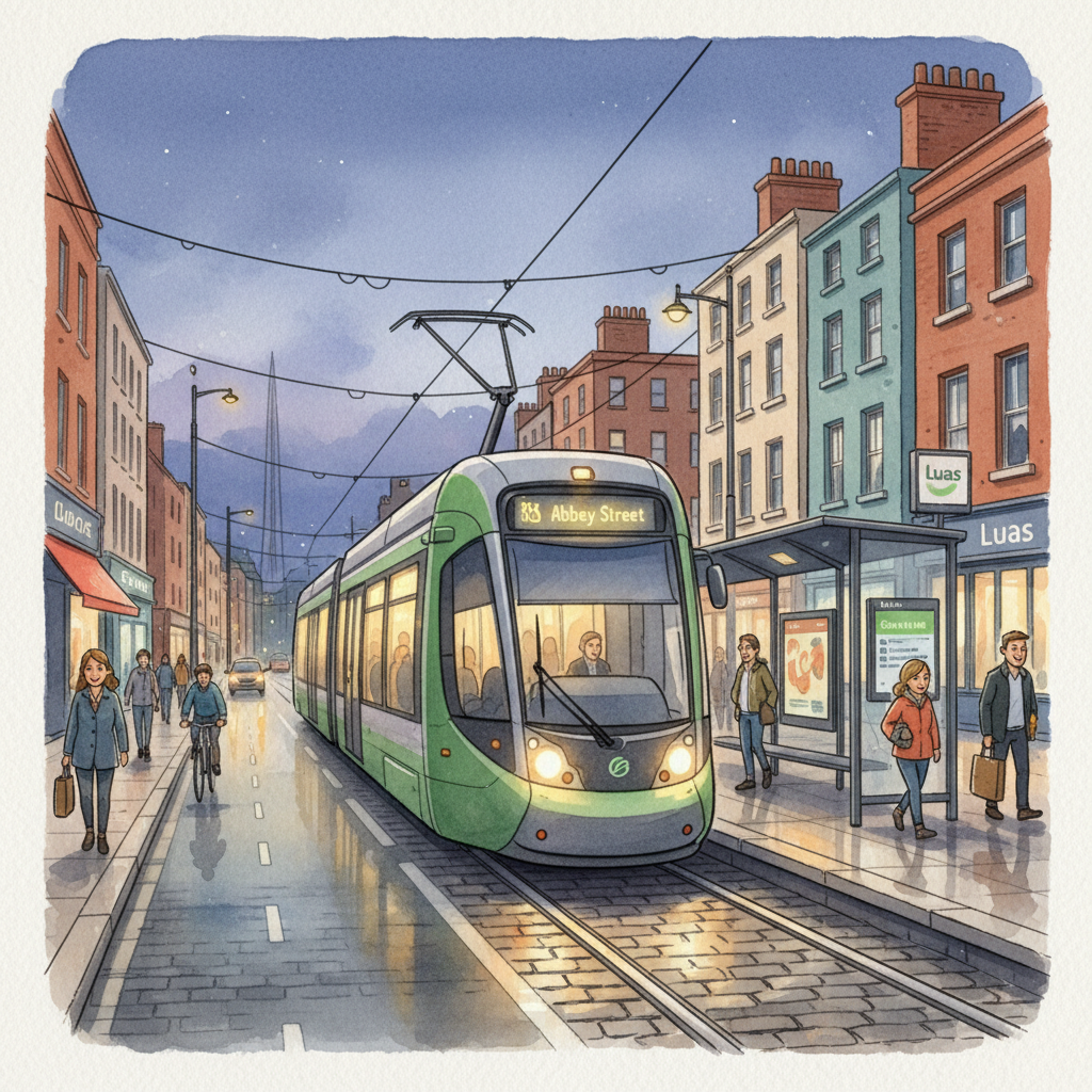 Ireland Luas Adjusts Hours for Holiday Tradition