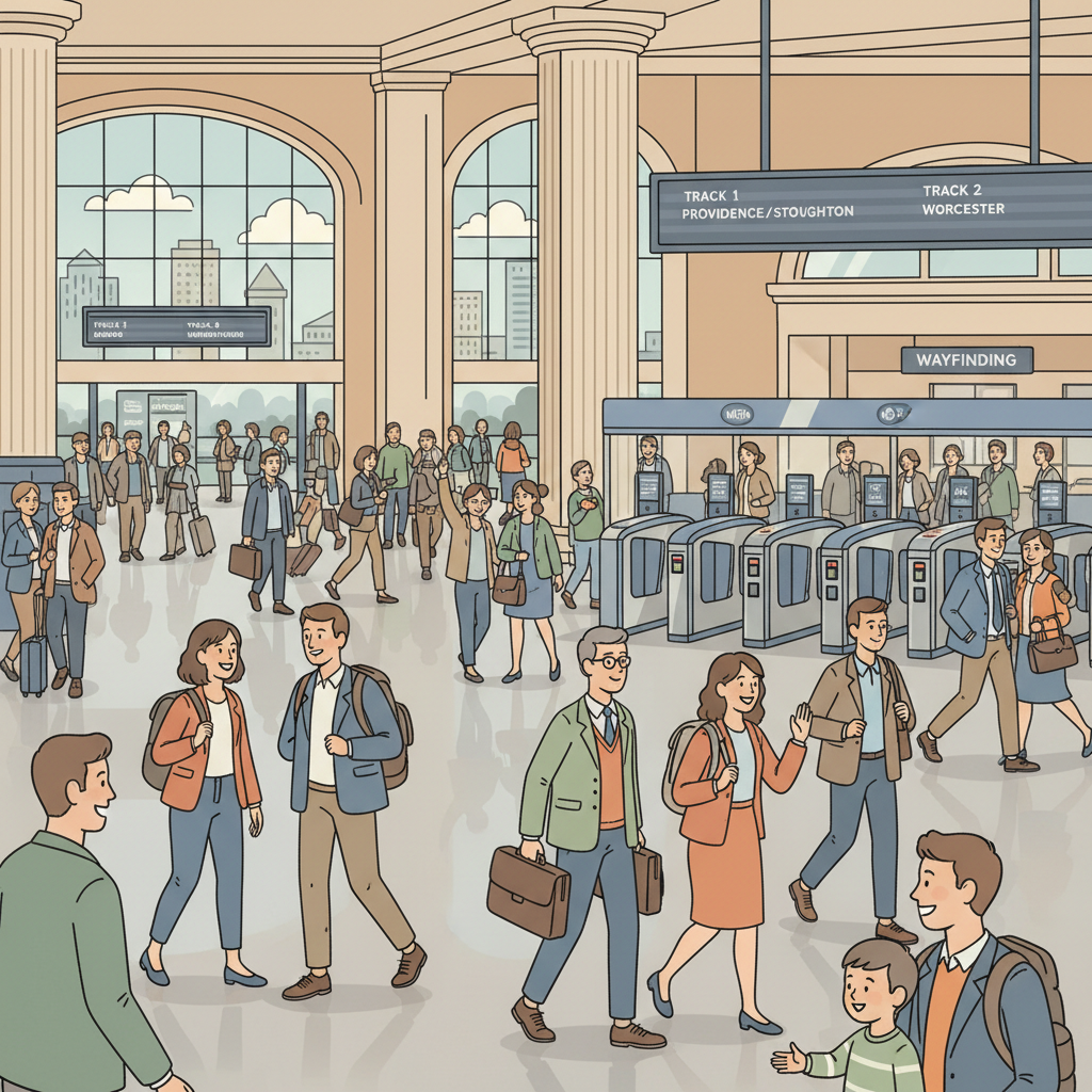 Boston's South Station Tests New Fare Tech