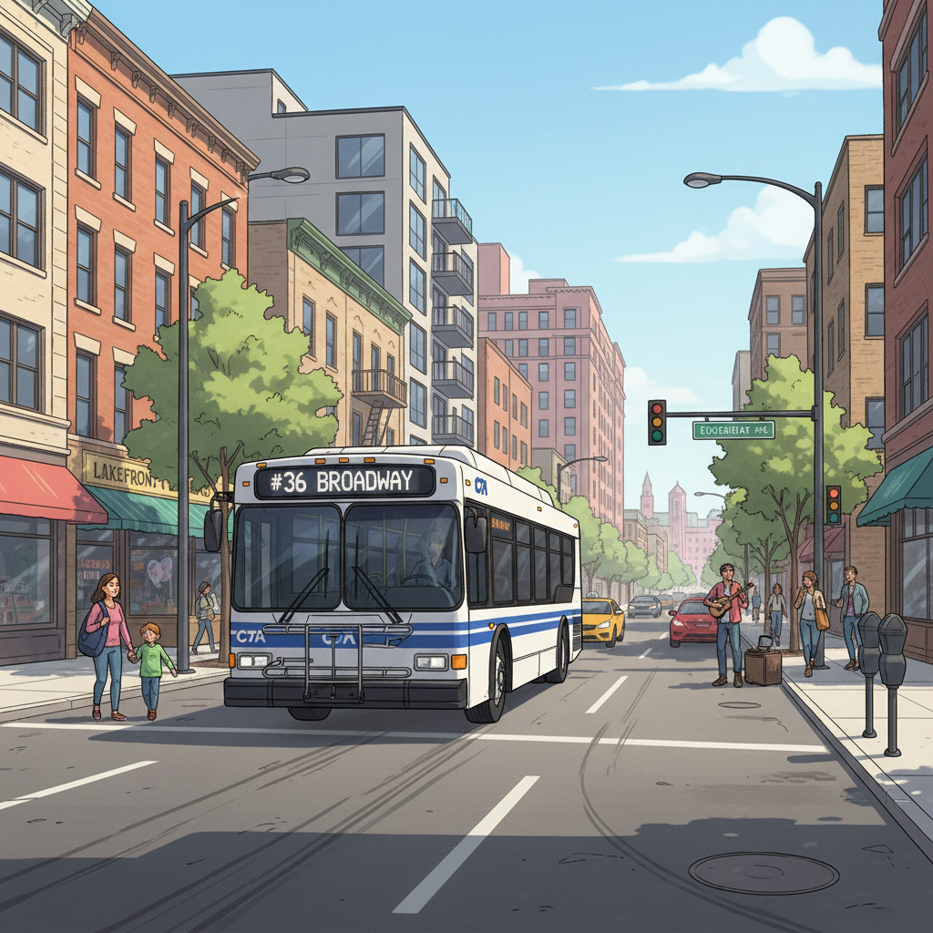 Chicago Route 36 Detour Keeps Riders Moving