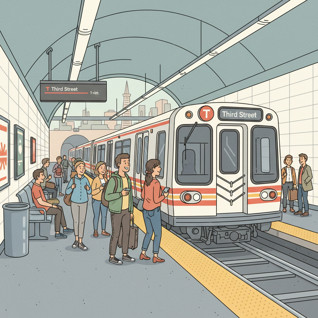 SF T Third Line Back on Track After Brief Delay