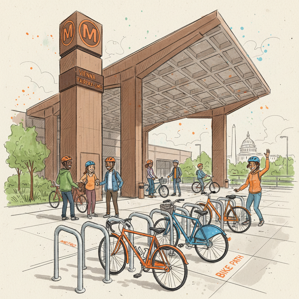 DC Metro Adapts Bike Access at Two Orange Line Stops