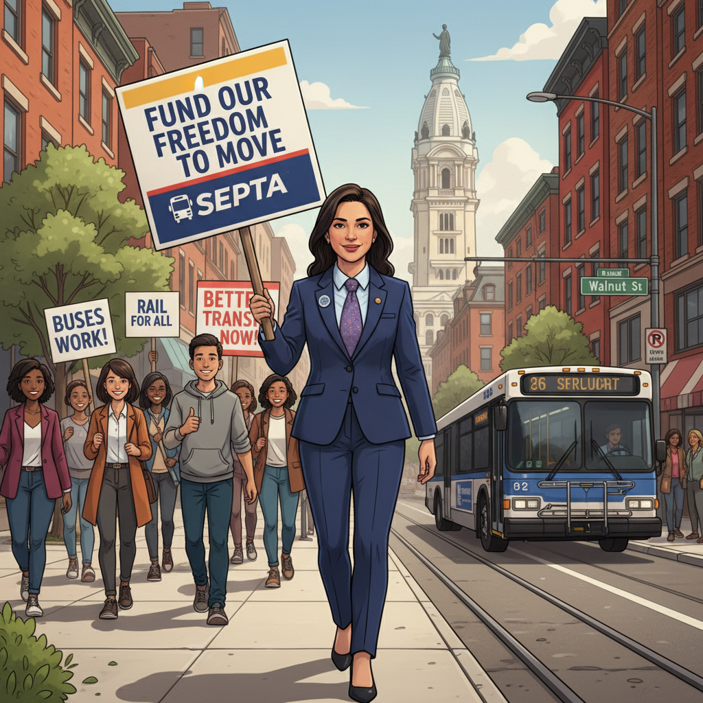 Philadelphia Lawmaker Walks 105 Miles for Transit Future