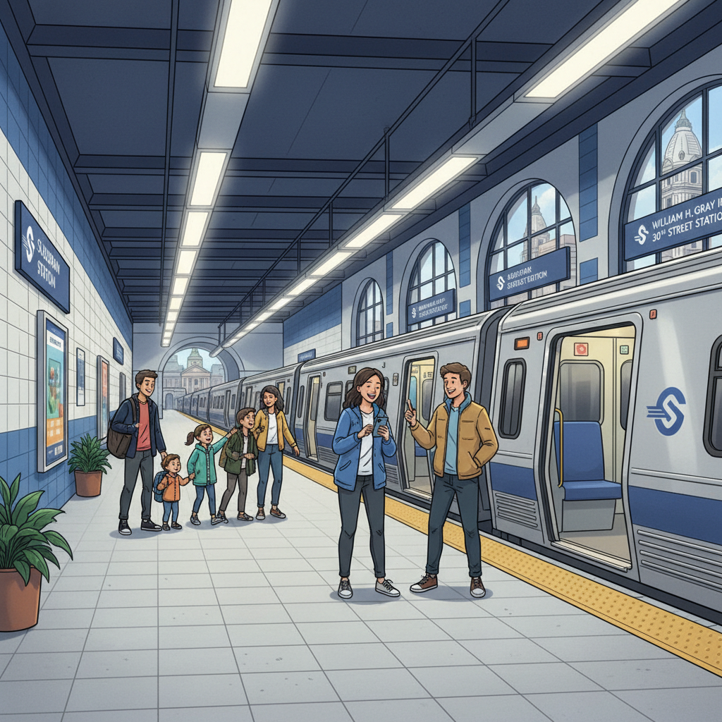 Philadelphia's Jefferson Station Flooded — Trains Kept Moving