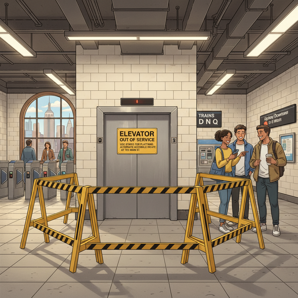 NYC Station Elevator Down — Agency Working on Fix