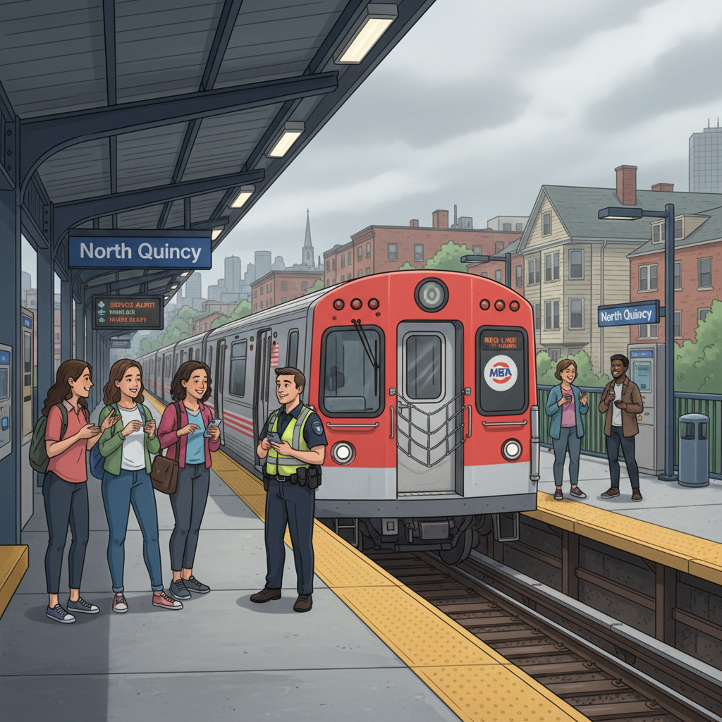 Boston Red Line Signal Fix Underway at North Quincy