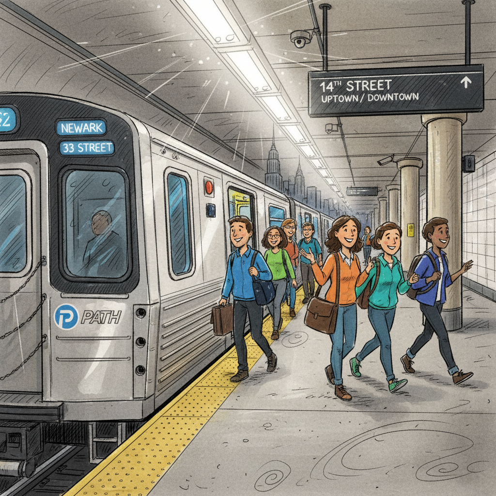 NYC PATH 14th Street Adapts Service Pattern