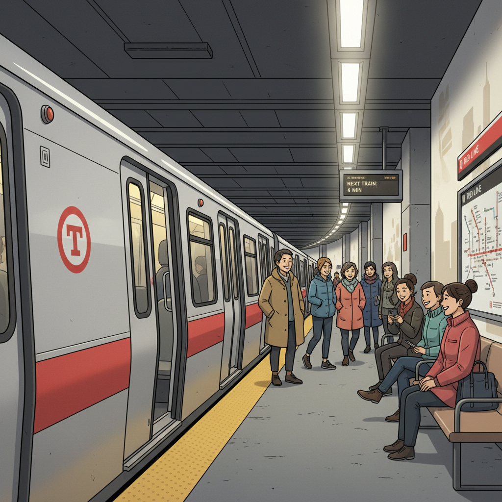 Boston Red Line Quickly Recovers After Brief Delay