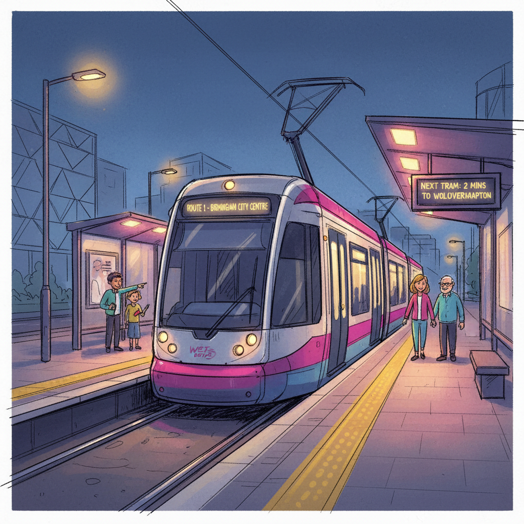 West Midlands Metro Confirms Late-Night Service Times