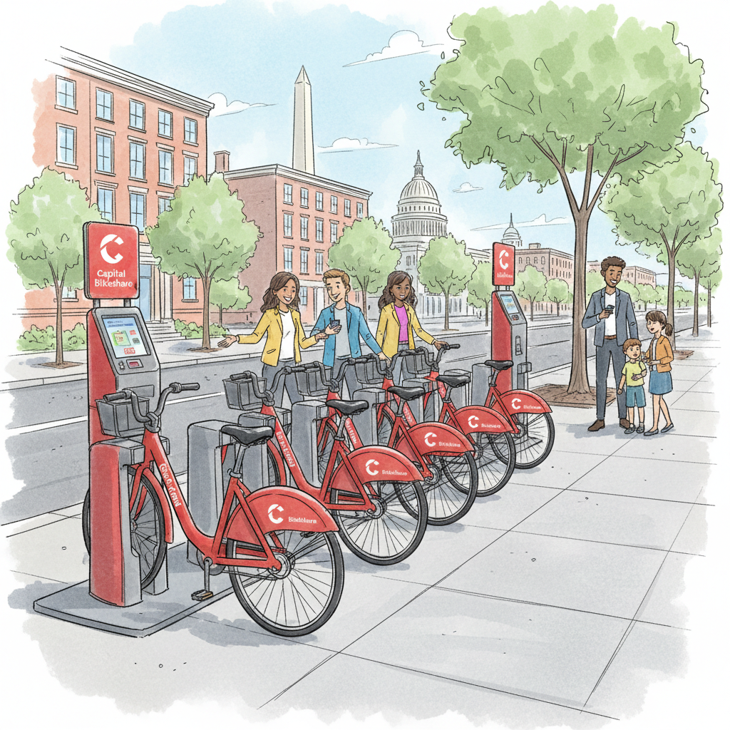 Capital Bikeshare Connects DC-Maryland-Virginia