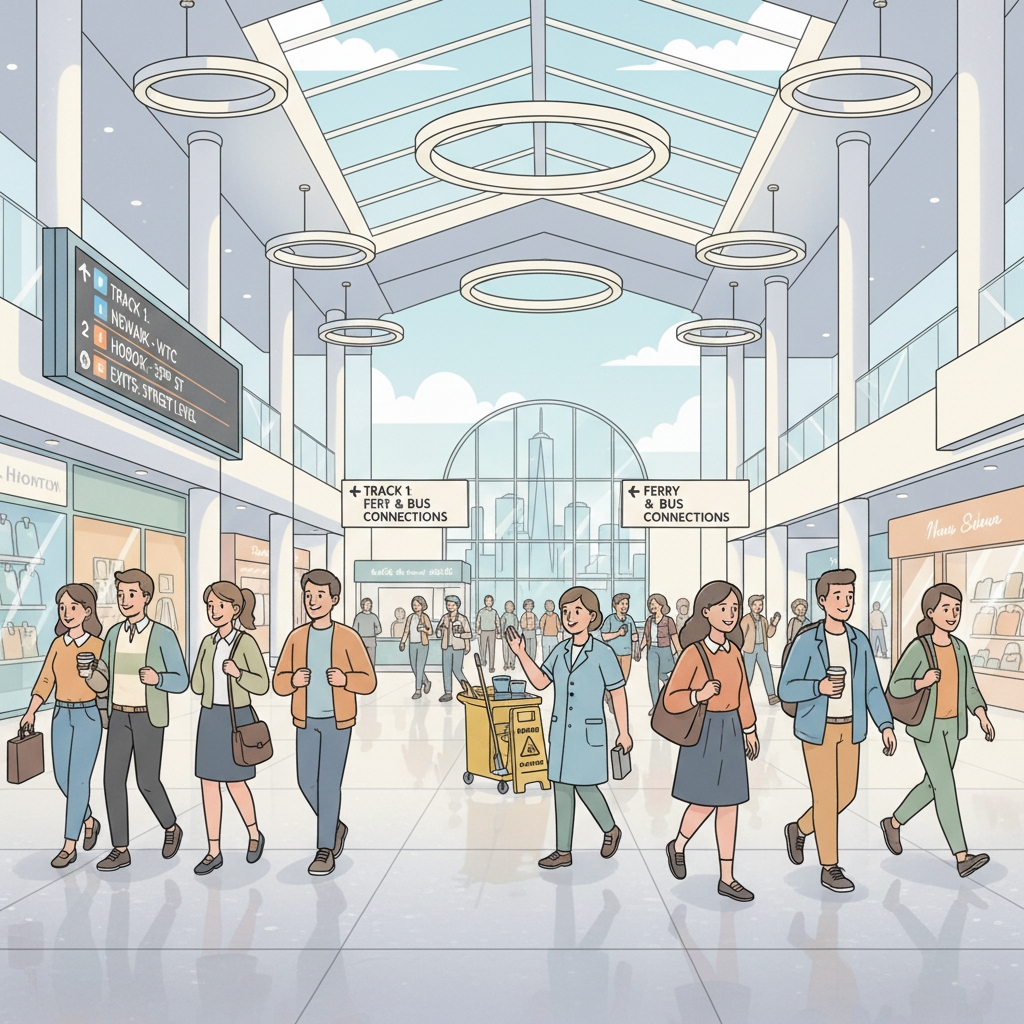 NYC Concourse Cleaning Keeps Transit Moving Safely