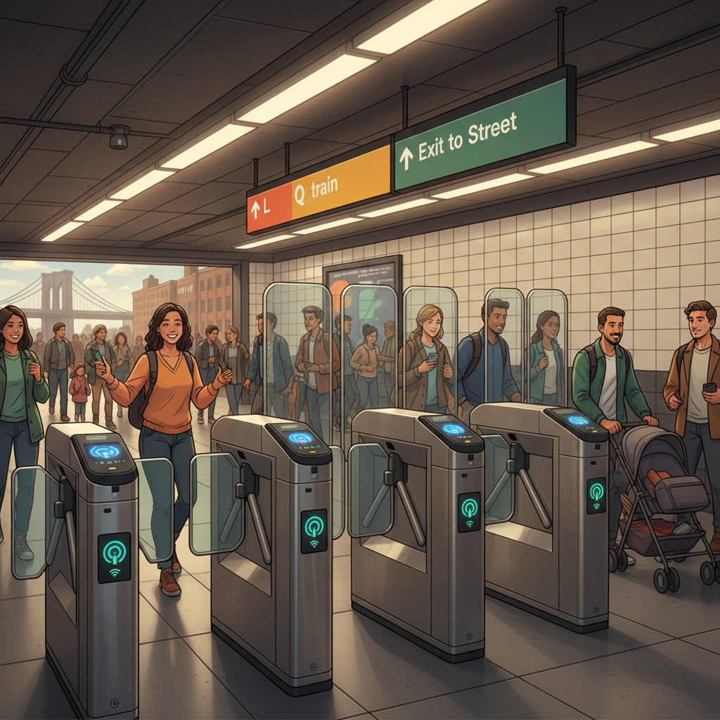 NYC Tests AI Fare Gates to Modernize Transit
