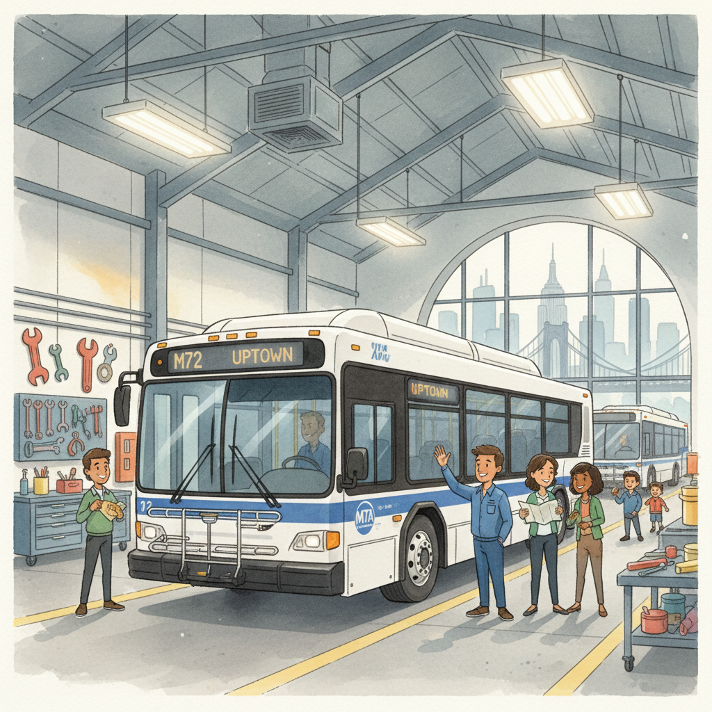 NYC MTA Approved 100 Cleaner Buses in 2018