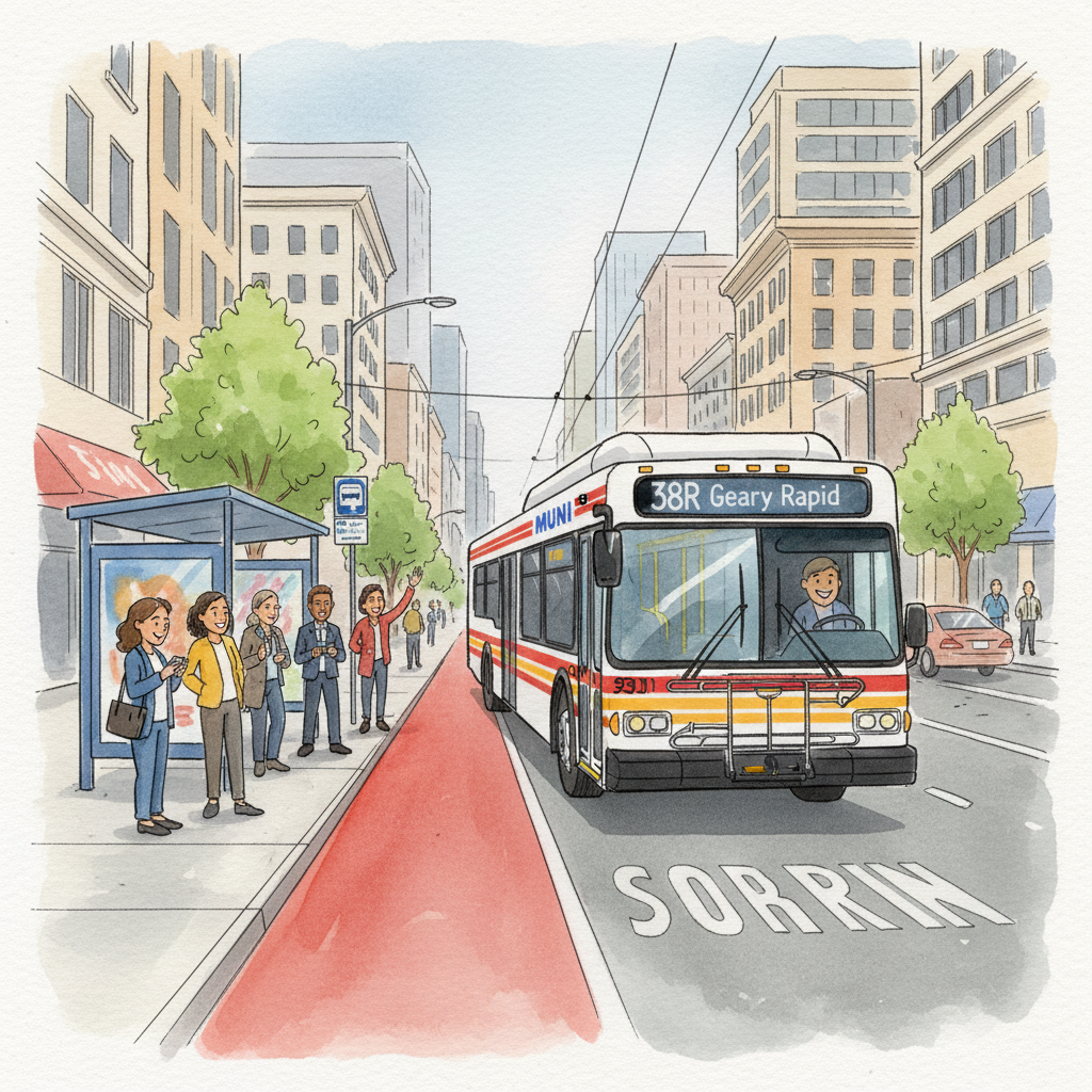 SF's Geary Corridor Routes Resume After Disruption