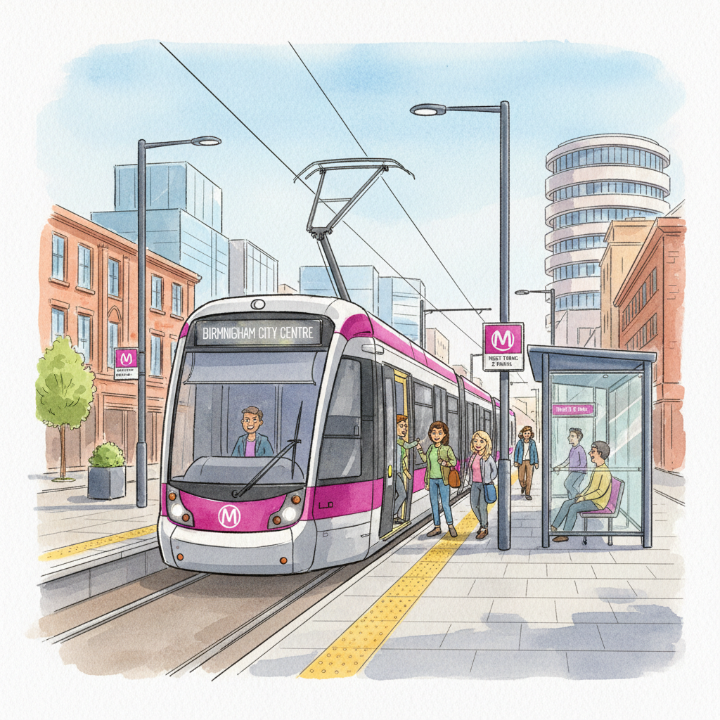 West Midlands Trams Running Smoothly at Full Capacity