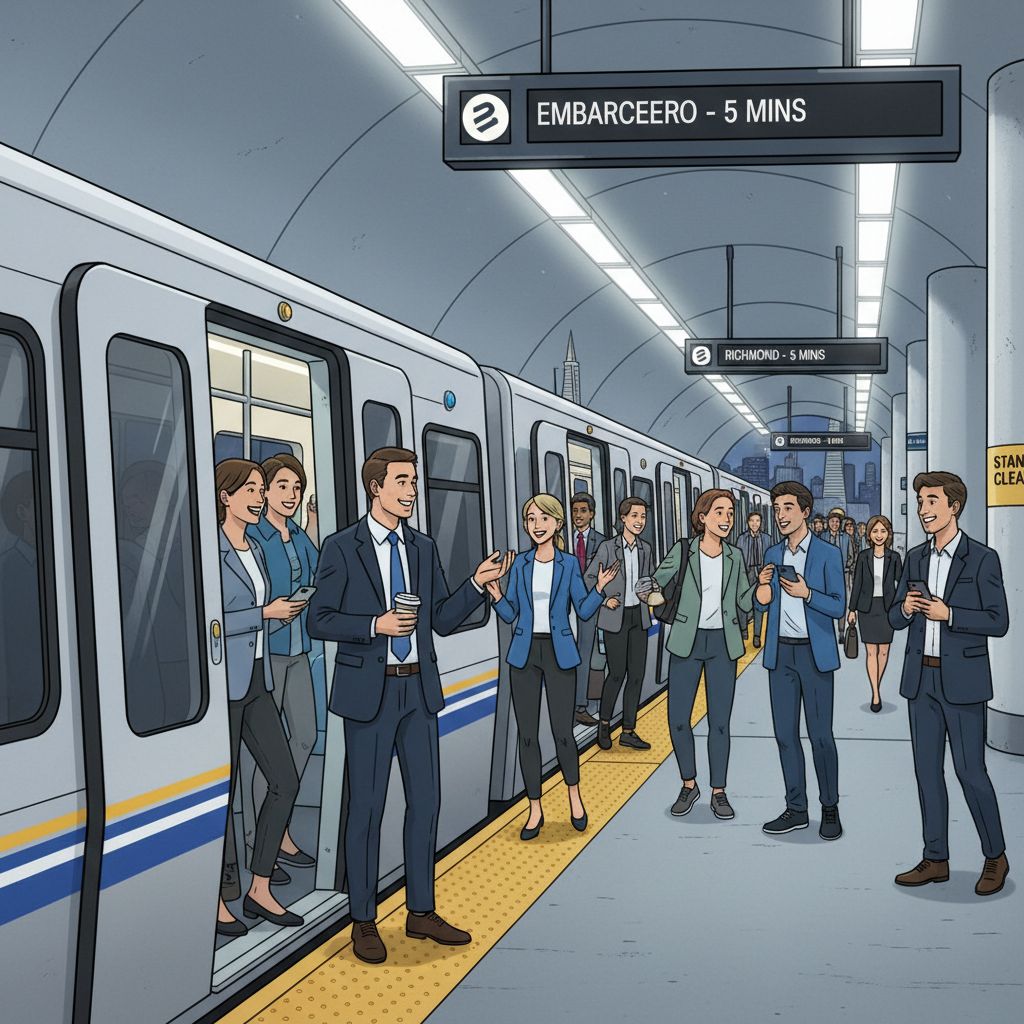 SF BART Ridership Surges 13.5% as Commuters Return