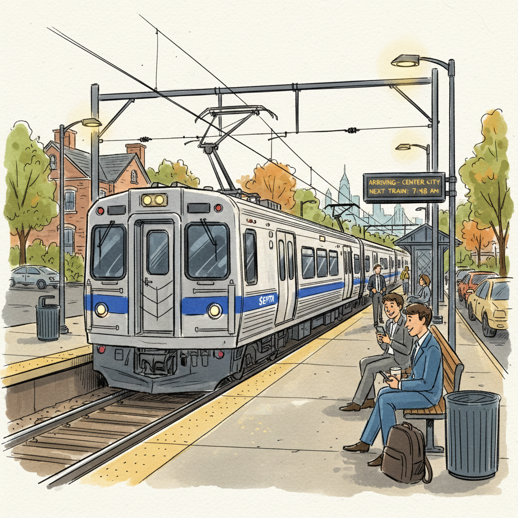 Philadelphia Rail Adapts to Minor Wawa Line Delay