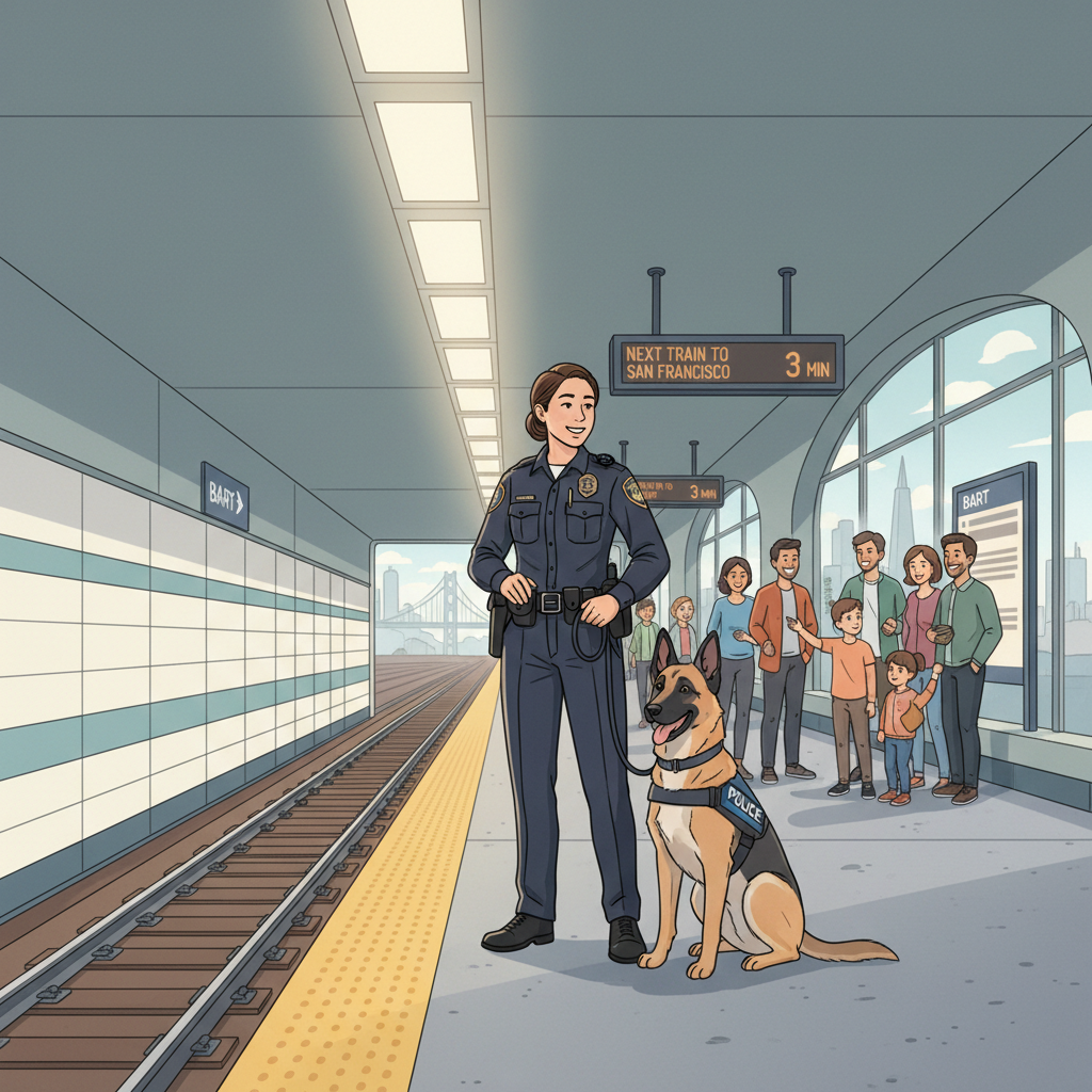 BART K-9s Earn Top Honors, Boosting SF Transit Safety