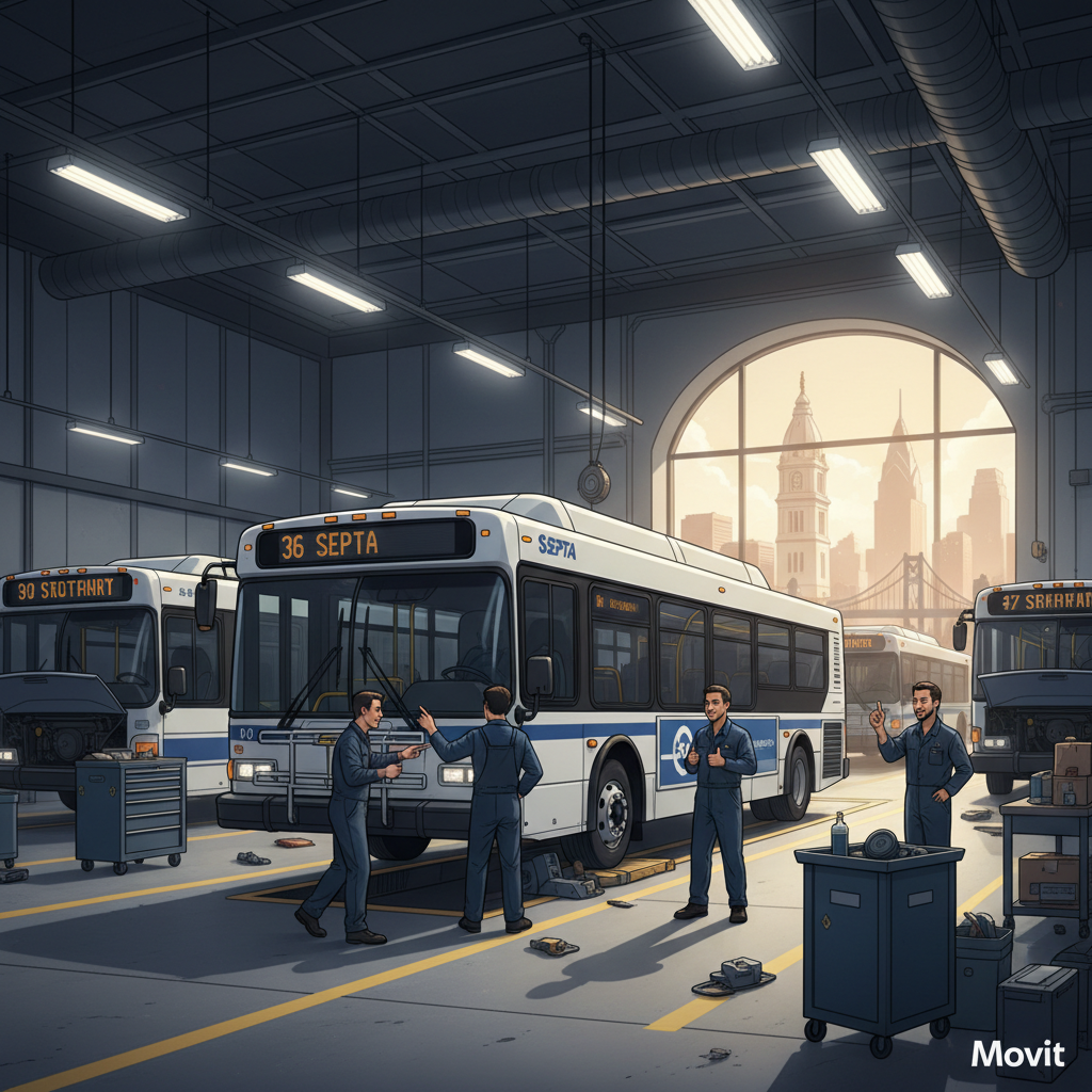Philadelphia SEPTA Honors Workers Who Keep Buses Moving