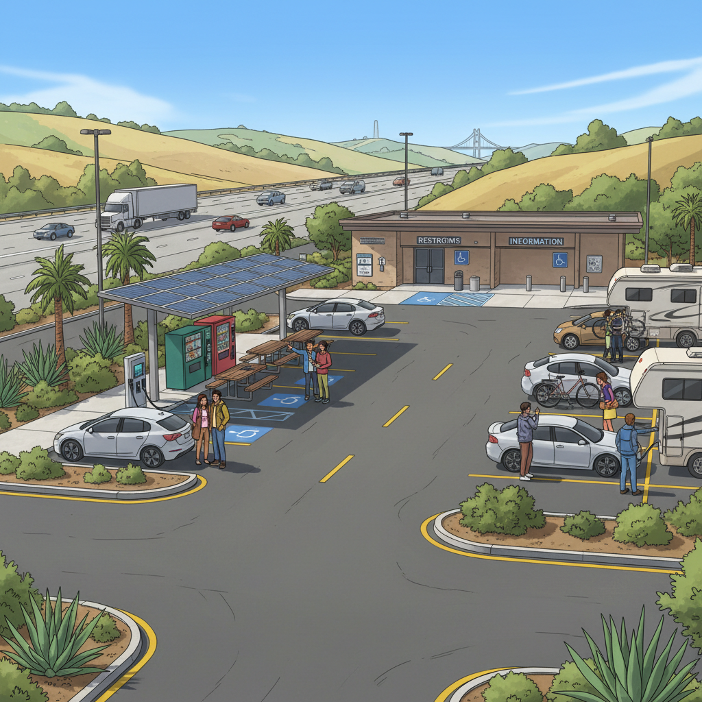 SF Rest Areas Close for Upgrades, Better Service Ahead