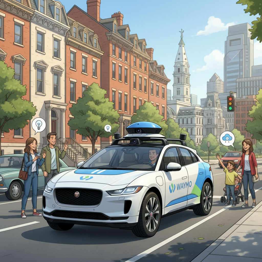 Waymo Brings Self-Driving Tests to Philadelphia