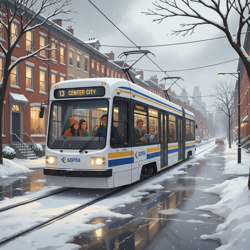 Philadelphia Transit Adapts to Seven-Day Freeze