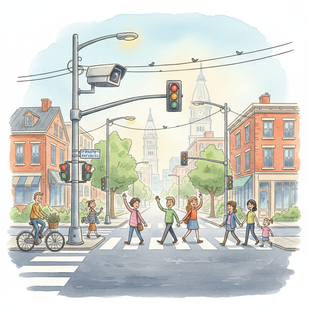 Philadelphia Adds Camera to Make Kelly Drive Safer