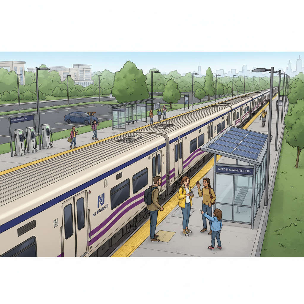 NYC-NJ Transit Unveils New Mercer County Map